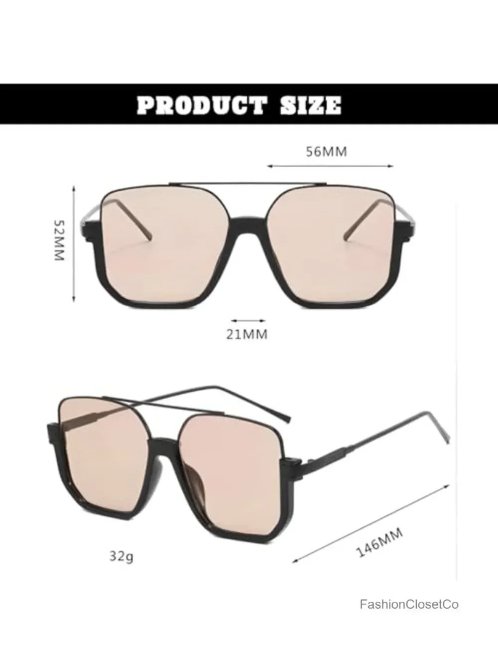 N/A retro oversized